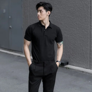 Áo polo nam chất thun lascote mềm mịn, thoáng mát, polo nam, áo polo nam trơn một màu, áo phông nam Polo  Basic