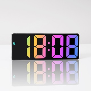 Đồng hồ báo thức để bàn led RGB , có hiển thị nhiệt độ, ngày tháng - DB15