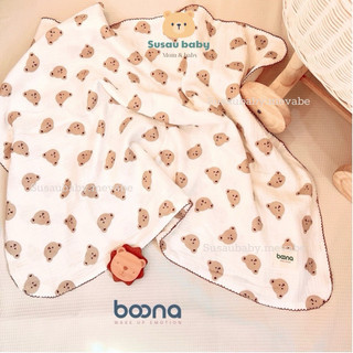 Chăn xô muslin boona 4 lớp cao cấp thoáng khí cho bé