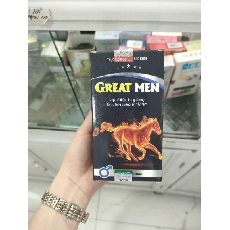 Viên bổ thận GREAT MEN (cam kết hiệu quả)