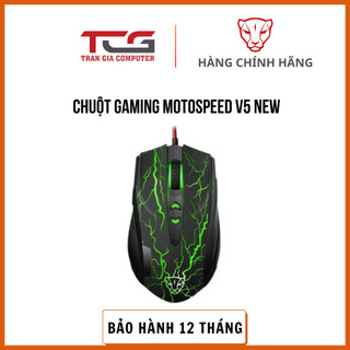 Chuột chuyên dụng chơi game có dây gaming motospeed v5 bảo hành 12 tháng