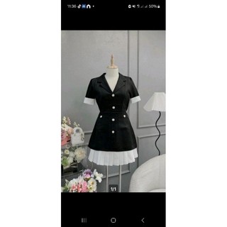 Bigsize 55 đến 90 ký đầm thiết kê phối viền