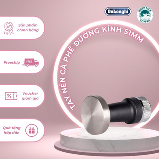 Tay Nén Cà Phê Đường Kính 51mm - Dụng cụ nén cà phê Tamper Espresso - chính hãng Delonghi