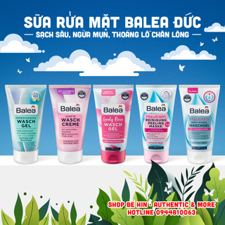 Sữa rửa mặt Balea Đức, 150ml, làm sạch sâu, ngừa mụn, sáng mịn da và thông thoáng lỗ chân lông