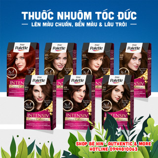 Thuốc nhuộm tóc Poly Palette Đức lên màu chuẩn, bền màu lâu trôi, Cam kết hàng chính hãng