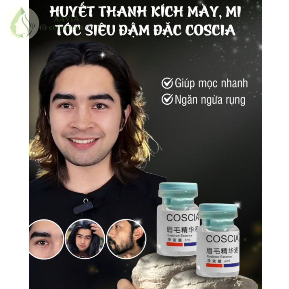 Huyết thanh mọc lông mày, râu tóc siêu tốc ANRAN, Giúp mọc nhanh, Ngăn ngừa rụng, Thu hút mọi ánh nhìn - XAVIA COSMETICS