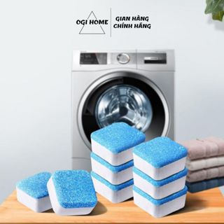 Viên Tẩy Lồng Máy Giặt, Vệ Sinh Lồng Giặt An Toàn Sức Khỏe Cả Cửa Trên Và Cửa Ngang Ogi Home - TLG01