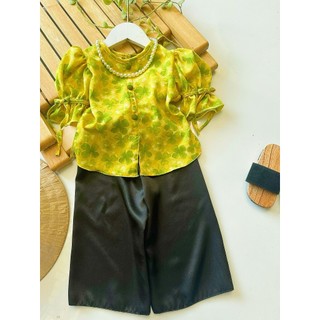 Bà ba tay ngắn vải lụa mềm cho bé gái 6-24kg