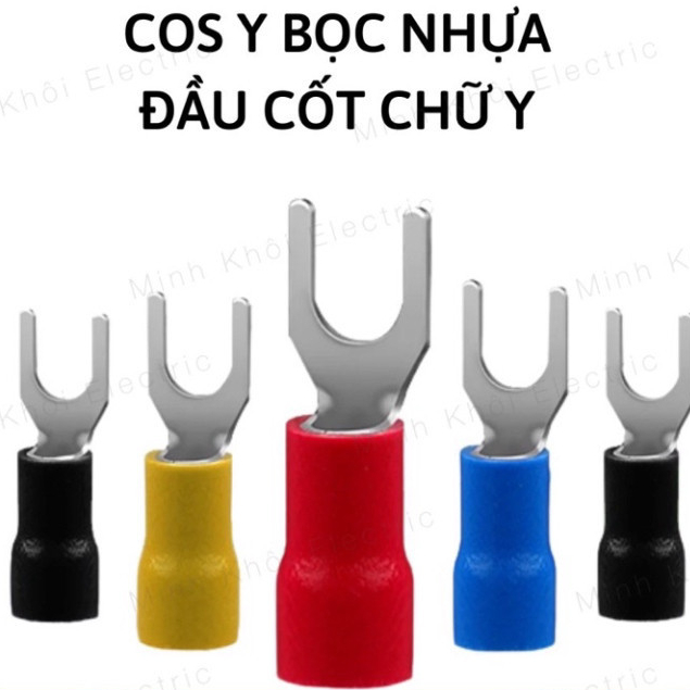 Cos y bọc nhựa túi 100c,đầu cos chữ y,đầu cốt dây điện,đầu cos chữ u,cos chẻ,cốt chỉa,cốt càng cua,c