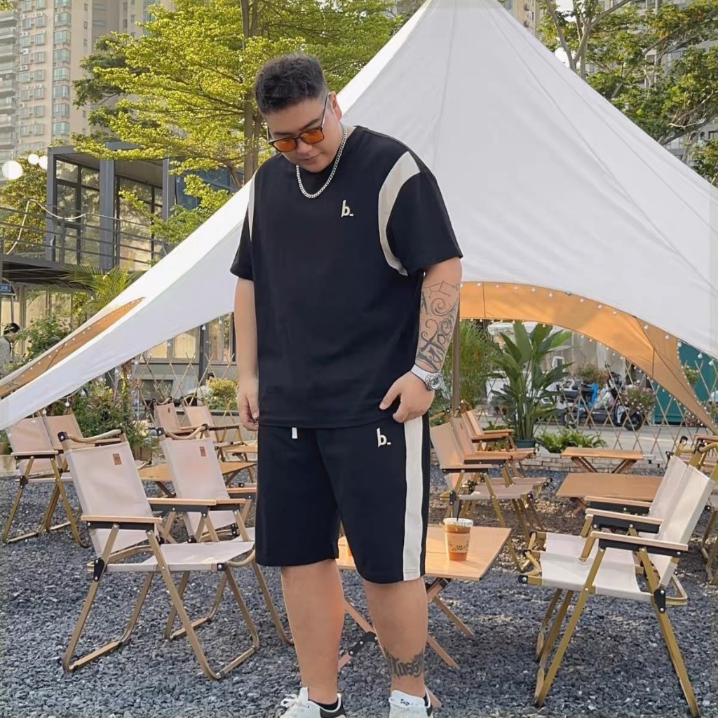 Bộ đồ Nam có BigSize ,chất Cotton quần đùi áo cộc tay.Bb.