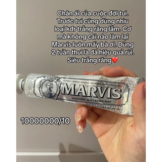[HÀNG CÔNG TY] KEM ĐÁNH RĂNG MARVIS WHITENING MINT 85ML