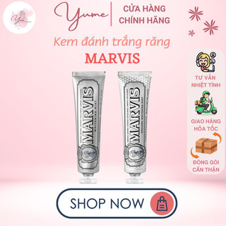 Kem đánh răng marvis whitening mint 85ml