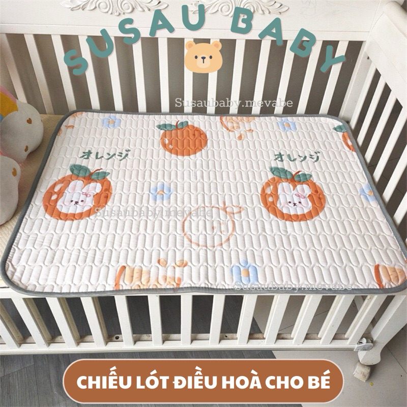 Lót Chống Thấm Điều Hoà 5 Lớp Cao Cấp Kt 50x70cm trần bông an toàn không gây kích ứng da cho bé