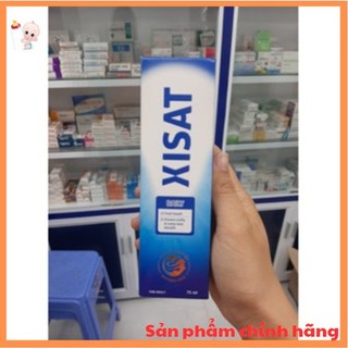XỊT MŨI NƯỚC BIỂN SÂU XISAT HẰNG NGÀY 75ml PHÒNG NGỪA SỔ MŨI, NGẠT MŨI, VIÊM XOANG