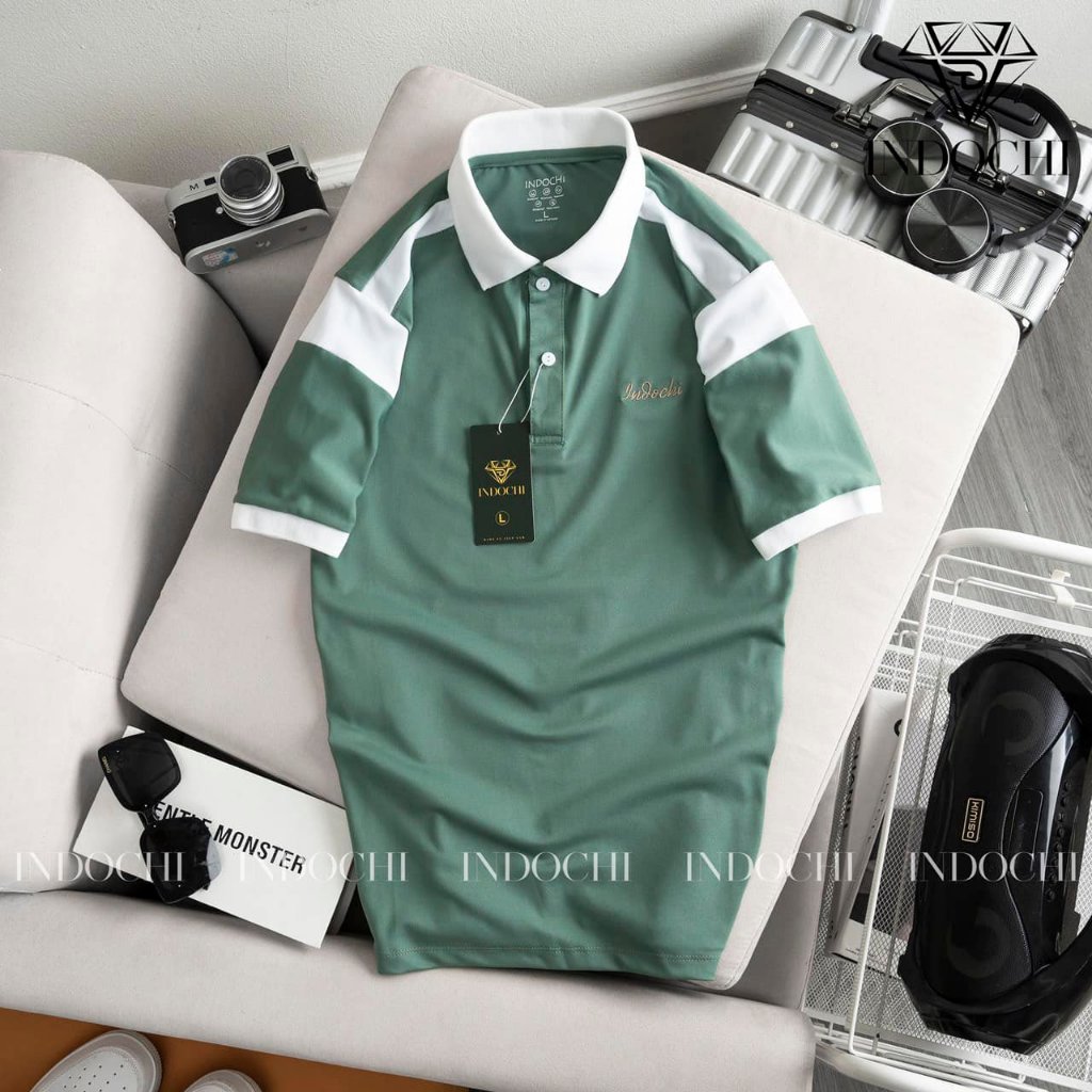 Áo thun Polo nam thêu IDC chất liệu vải cá sấu cotton mềm mịn, thoáng mát, chuẩn form - ADAM MAN