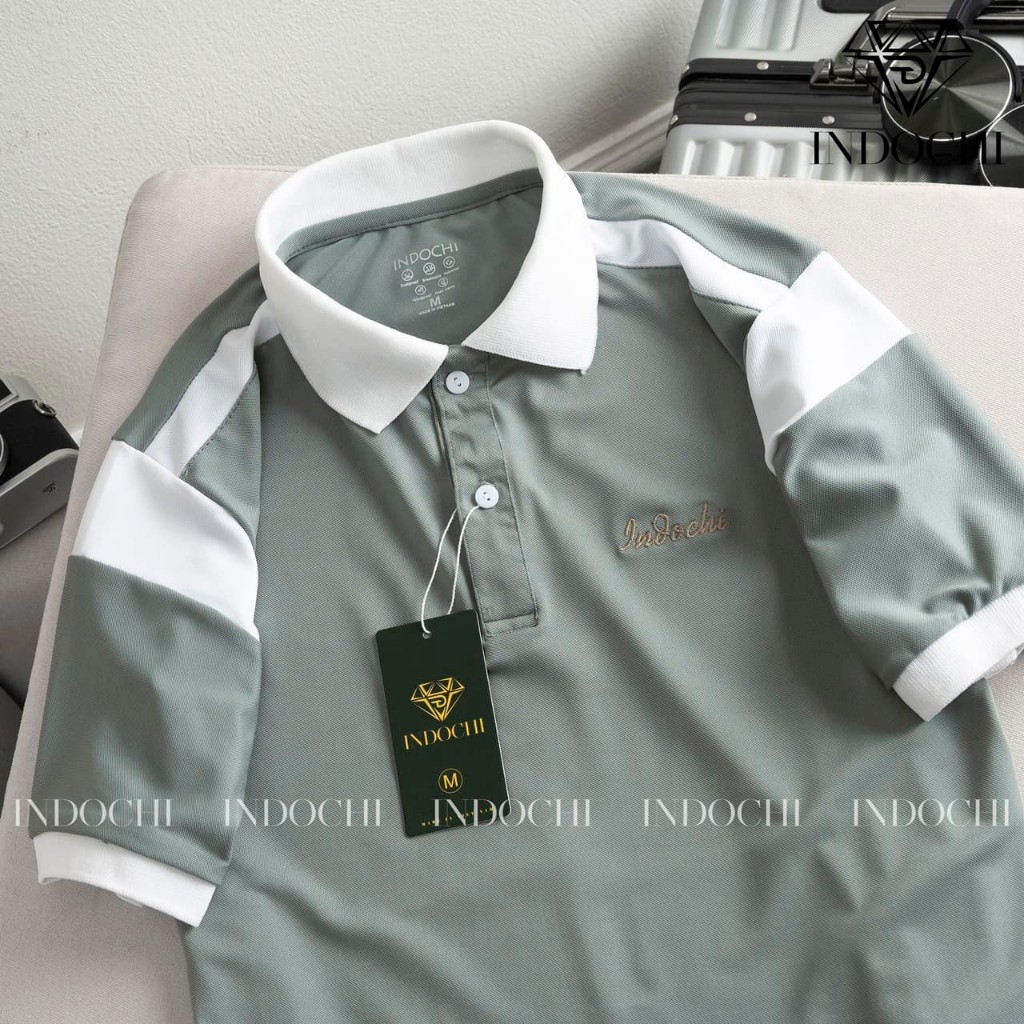 Áo thun Polo nam thêu IDC chất liệu vải cá sấu cotton mềm mịn, thoáng mát, chuẩn form - ADAM MAN