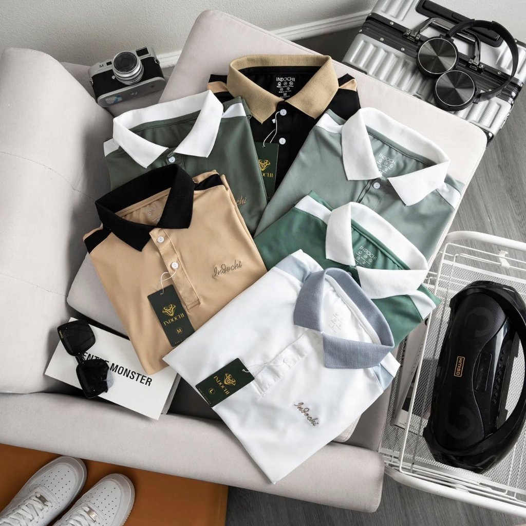 Áo thun Polo nam thêu IDC chất liệu vải cá sấu cotton mềm mịn, thoáng mát, chuẩn form - ADAM MAN