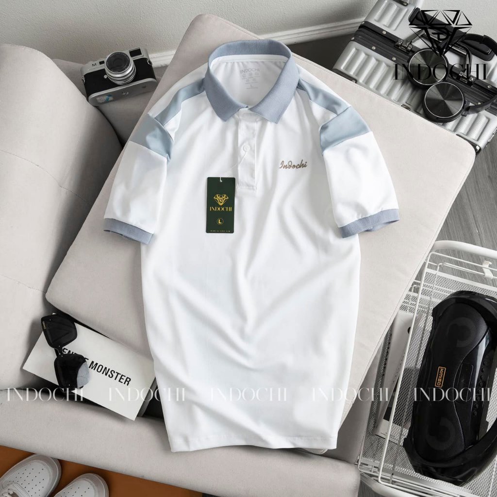 Áo thun Polo nam thêu IDC chất liệu vải cá sấu cotton mềm mịn, thoáng mát, chuẩn form - ADAM MAN