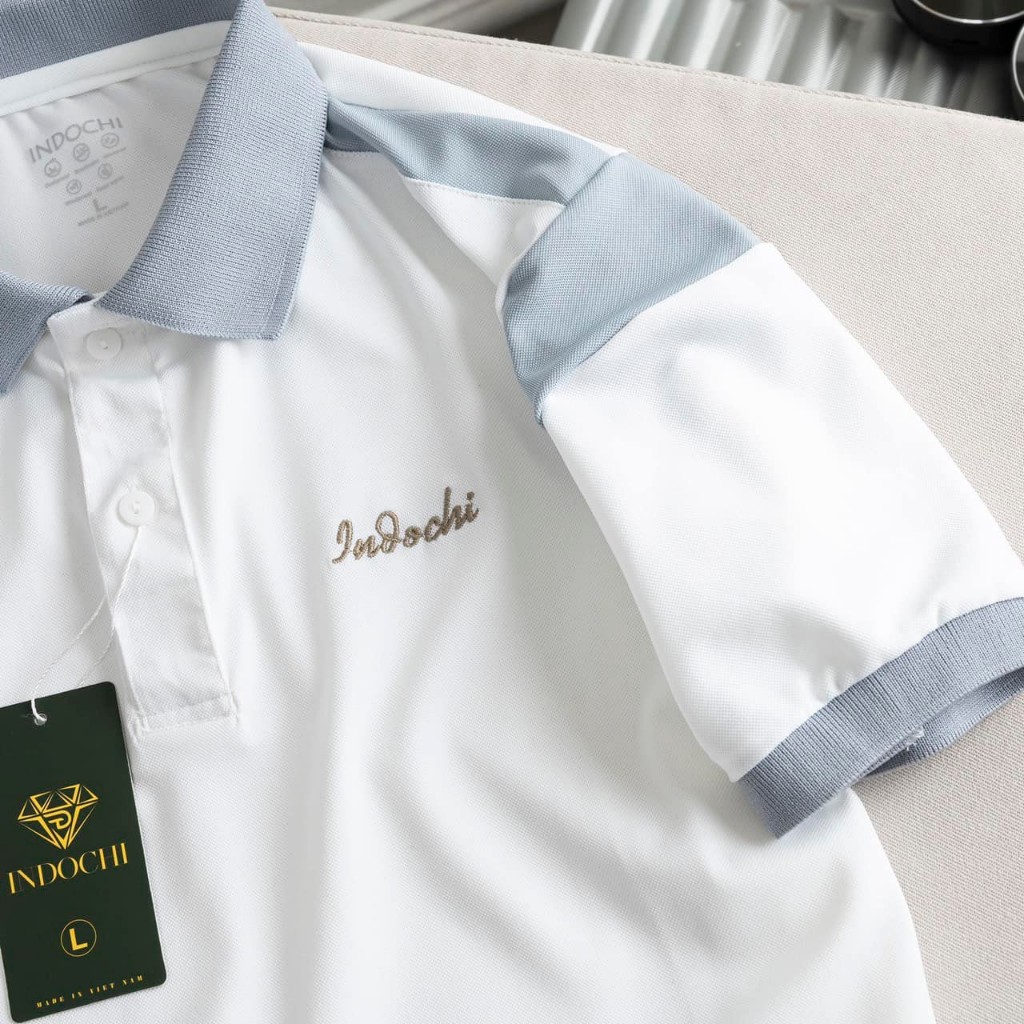 Áo thun Polo nam thêu IDC chất liệu vải cá sấu cotton mềm mịn, thoáng mát, chuẩn form - ADAM MAN