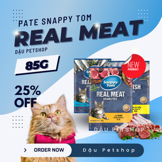 Pate snappy tom gói 85g real fish real meat