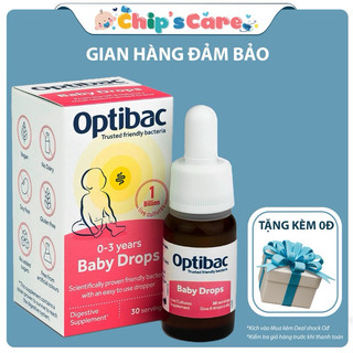 Optibac hồng probiotics for your baby drops cho bé từ sơ sinh