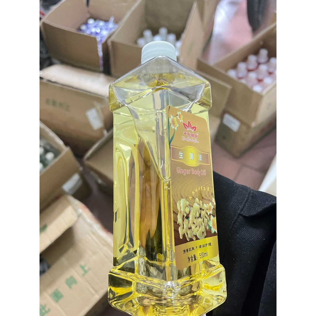 Tinh dầu gừng massage ấm nóng nhẹ, tinh dầu massage body giá tại tổng kho