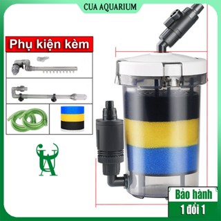 Lọc thùng SUNSUN EW-602B/603B/604B vỏ trong suốt cho bể cá hồ thuỷ sinh