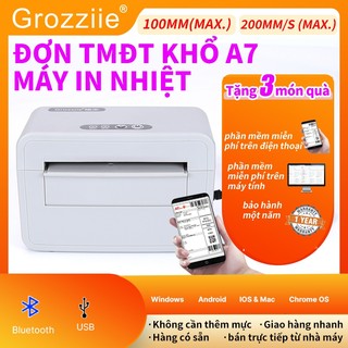 Máy in nhiệt  đơn hàng,Máy in vận đơn,mã vận đơn, mã vạch, phiếu gửi hàng, logo có sẵn lớp keo tự dính