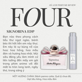 Nước hoa chiết 10ml Signorina edp tiểu thư, ngọt ngào siêu dễ thương
