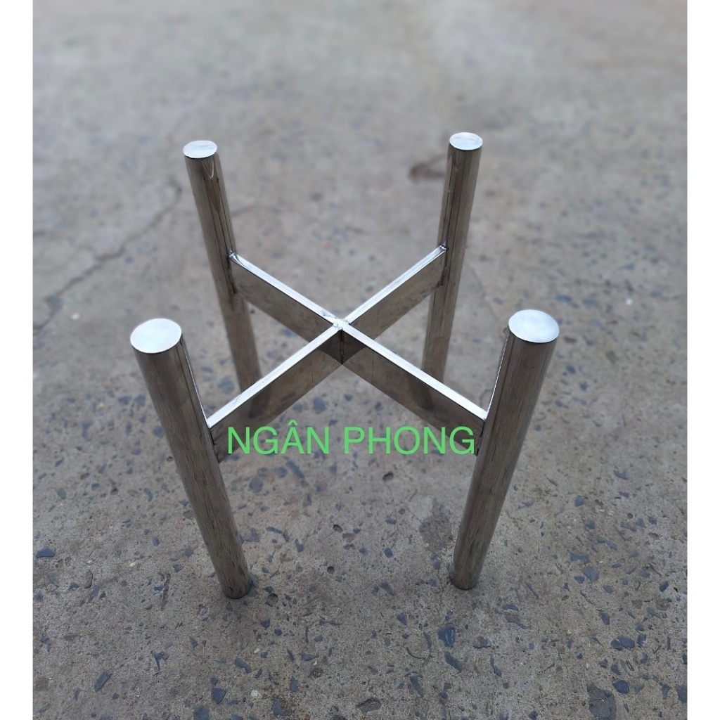 CHÂN ĐỂ CHẬU HOA INOX 304