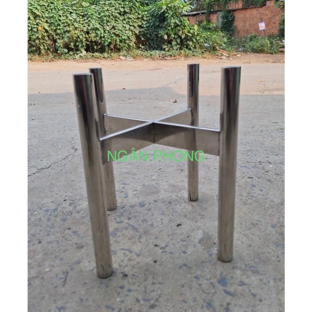 CHÂN ĐỂ CHẬU HOA INOX 304