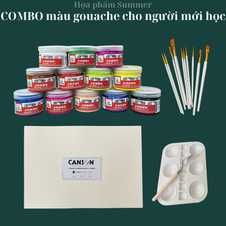 Combo màu gouache cho người mới học