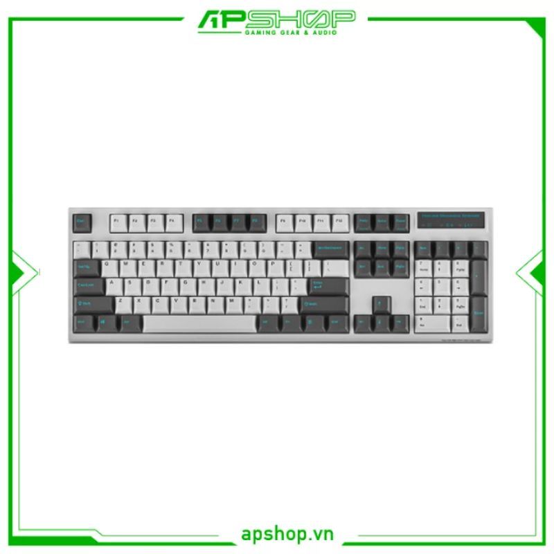 Bàn phím Leopold FC900R BT White Darkgray Black Font Bluetooth | Chính hãng