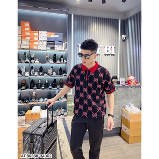 Áo PoloNam GC Cổ Bẻ Họa Tiết Tay Ngắn Phong Cách Trẻ Trung Chuẩn From Siêu Cấp Cho Các Boy Phố Đi Chơi Đi Học