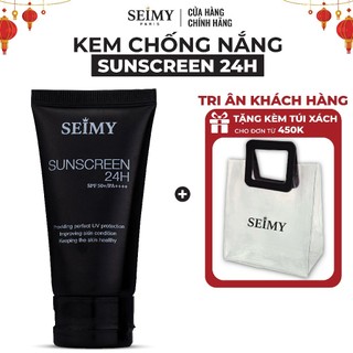 Kem chống nắng dưỡng da dưỡng trắng Seimy - Sunscreen 24h 40ml