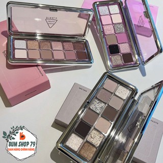 Bảng Phấn Mắt Dikalu 12 Màu Thiết Kế Vỏ Đơn Giản Siêu Sang, Bảng Mắt Nhũ Tông Lì Nhiều Màu Ánh Kim Tuyến Sáng Lấp Lánh