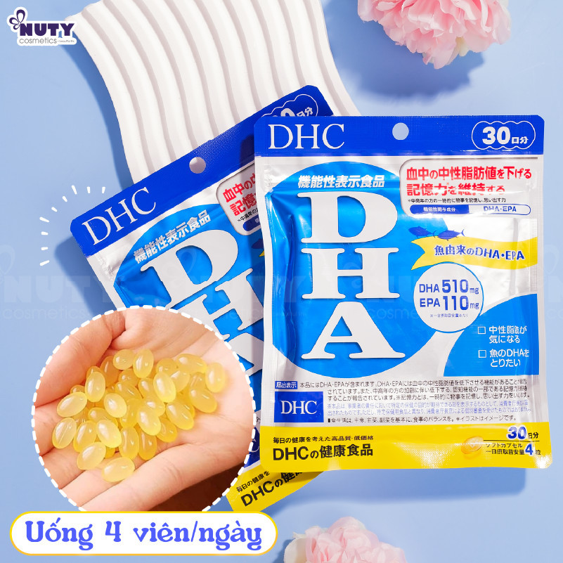 Viên Uống DHC Bổ Sung DHA Hỗ Trợ Trí Não (120 viên)