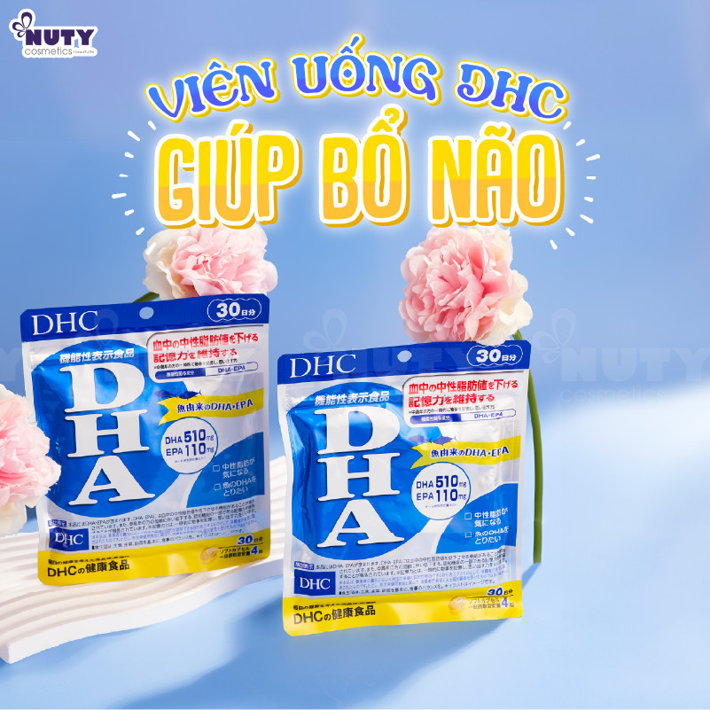 Viên Uống DHC Bổ Sung DHA Hỗ Trợ Trí Não (120 viên)