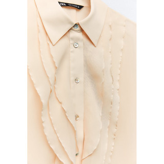 Áo sơmi voan bèo ZARA AUTHENTIC