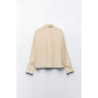 Áo sơmi voan bèo ZARA AUTHENTIC