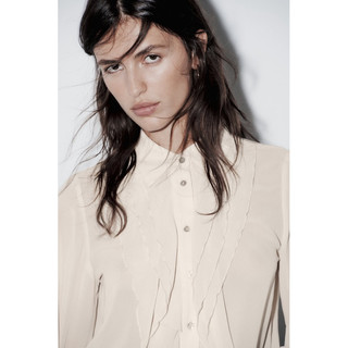 Áo sơmi voan bèo ZARA AUTHENTIC