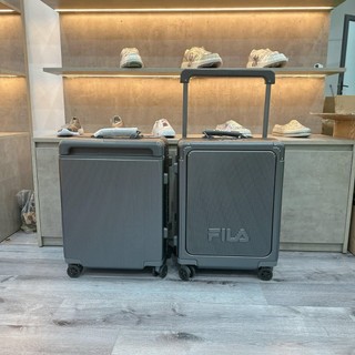 Vali chính hãng fila size 22 màu gray đen xám cabin