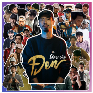 Sticker Đen Vâu, sticker rapper, nhãn dán điện thoại,laptop,iphone,decor phòng