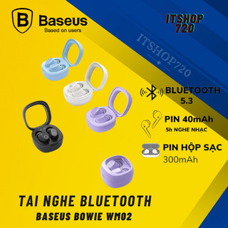 Tai nghe nhét tai không dây baseus wm02 bluetooth 5.3 tws chống ồn