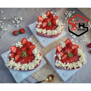 Set 10h trái tim mica lớn 390ml đựng bánh mousse , panna cotta , hộp đựng rau câu tạo hình , đựng bento mini ,....
