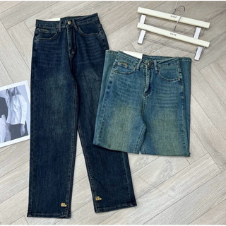 HYERI- Quần Jean Ống Đứng Mã New 5587