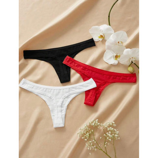 Set 3c quần chip màu trơn