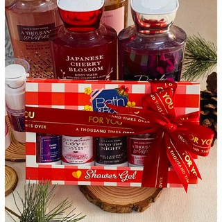 Set 5 chai sữa tắm chiết bath & body works