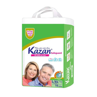 Tã dán người già/người lớn kazan m/l, l/xl 10 miếng
