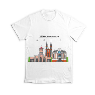 Áo thun unisex in hình CHỢ BẾN THÀNH-TP.HCM